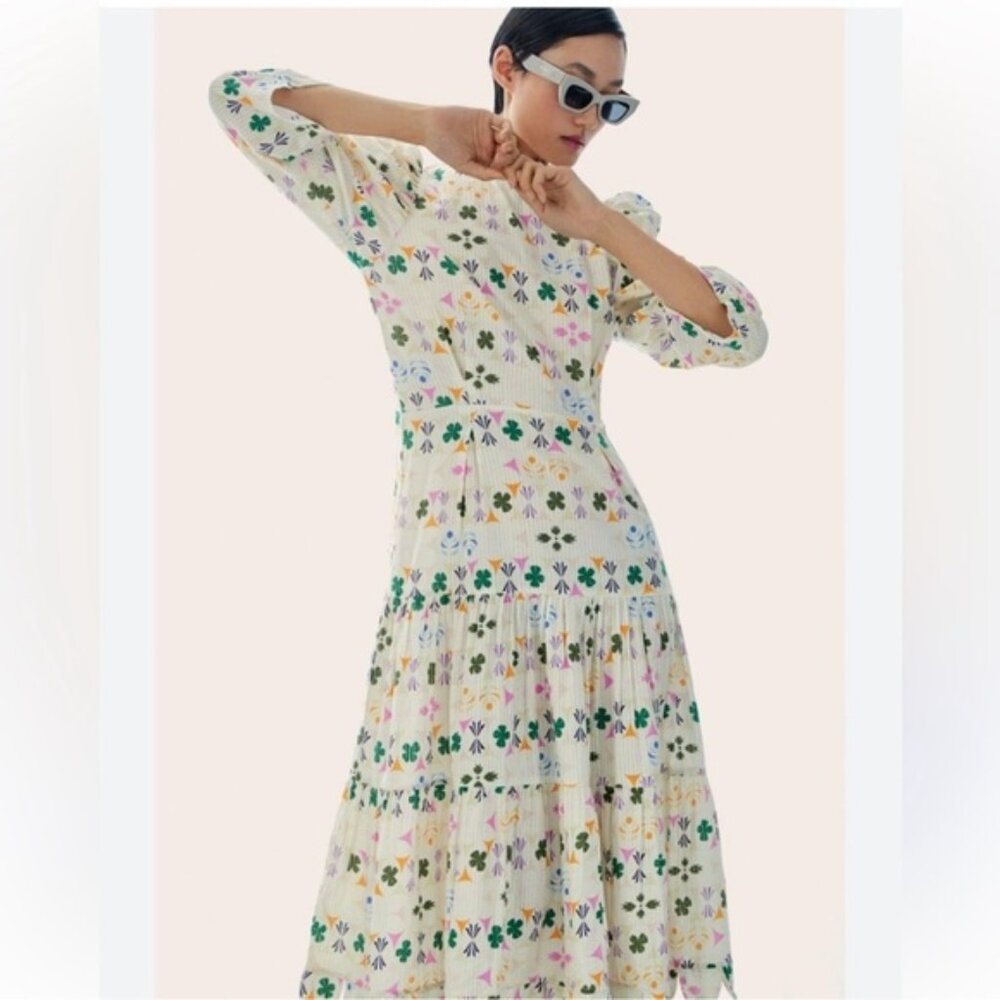 STELLA NOVA Jennie Dress in Light Fractures